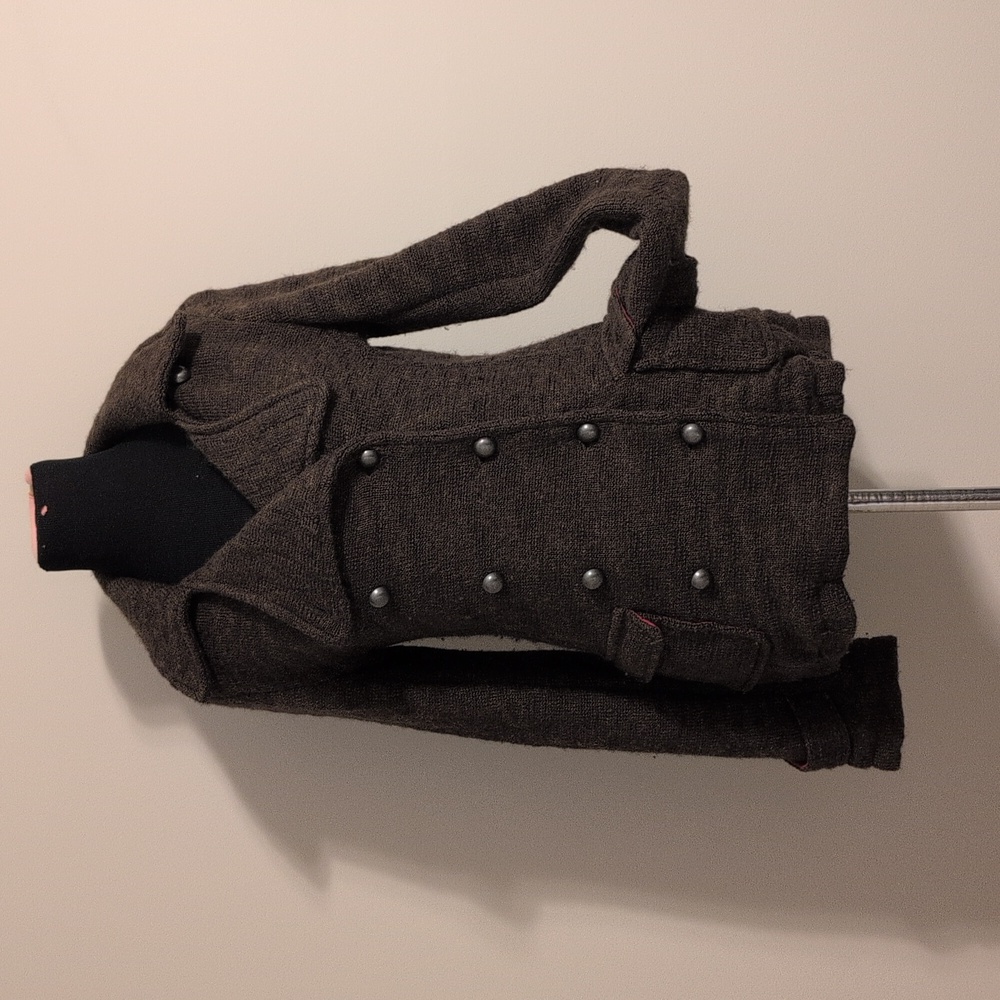 Free people embroidered Lambswool Sweater Coat XS (Fits Like A Small) - Picture 2 of 8